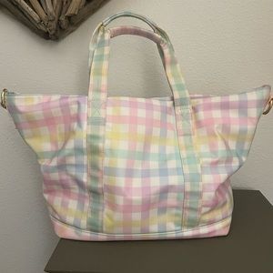 Stoney Clover Lane Rainbow Gingham Tote
